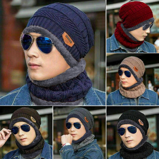 Boldfitz - Unisex Winter Beanie Cap with neck warmer